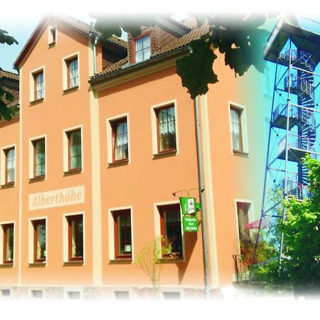 Waldgasthof&Hotel Alberthöhe Lichtenstein  Eksteriør billede