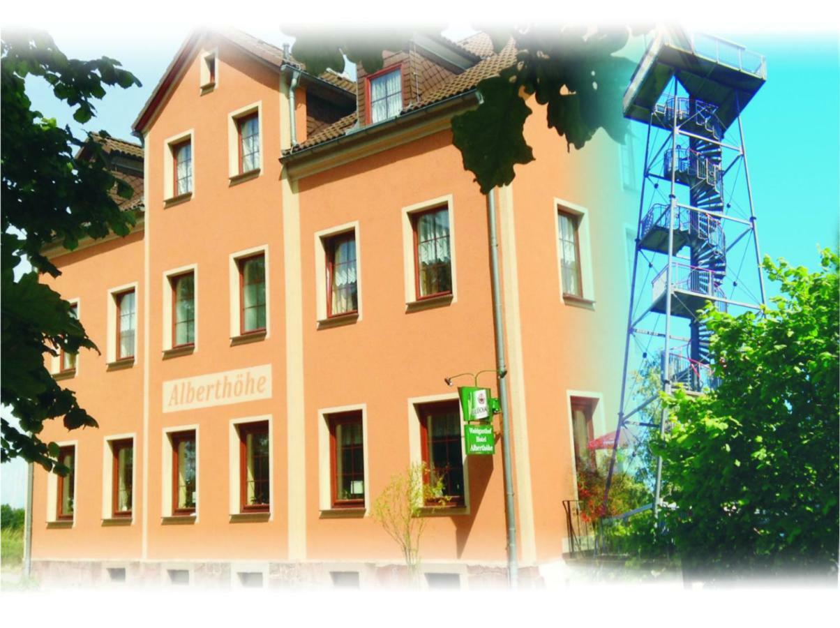 Waldgasthof&Hotel Alberthöhe Lichtenstein  Eksteriør billede